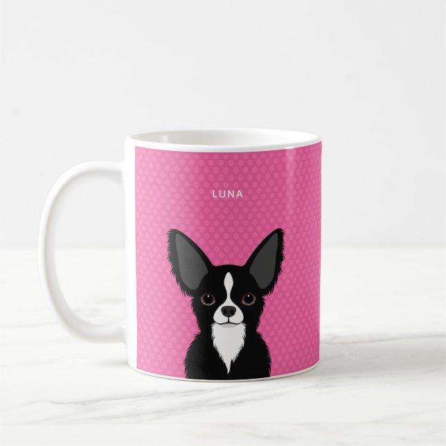 Chihuahua-Tasse Kaffeetasse (Links)