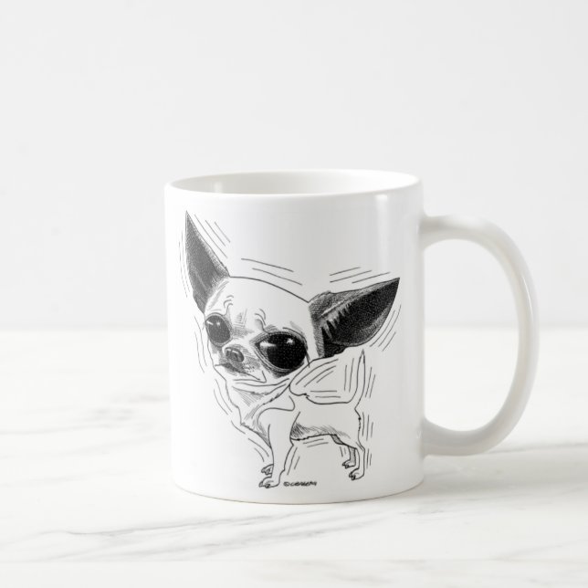 Chihuahua-Tasse Tasse (Rechts)