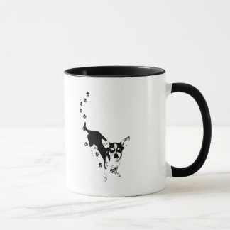 Chihuahua-Tatzen-Drucke Tasse