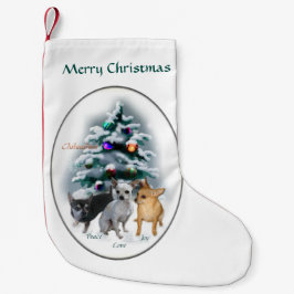 Chihuahua Trio Christmas Kleiner Weihnachtsstrumpf