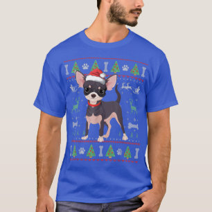 Chihuahua Ugly Christmas Sweater Santa Dog Lover F T-Shirt