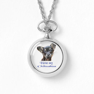 Chihuahua-Uhren Armbanduhr