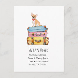 Chihuahua- und Gepäcktransporte Ankündigung Postka Postkarte