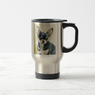 Chihuahua-ursprüngliche Hundekunst-Reise-Tasse Reisebecher
