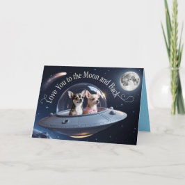 Chihuahua Valentine Card Feiertagskarte