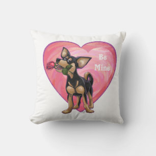 Chihuahua-Valentinstag Kissen