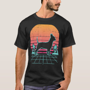 Chihuahua Vaporwave Retro Chiwawa Dog 80er 90er Ja T-Shirt