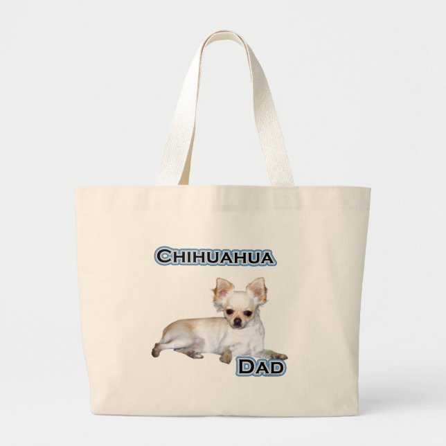 Chihuahua-Vater 4 Jumbo Stoffbeutel (Vorne)