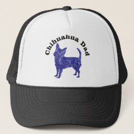 Chihuahua Vater Lila Truckerkappe