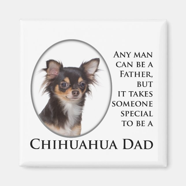 Chihuahua Vater Magnet (Vorne)