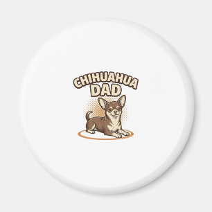 Chihuahua-Vater Vintage Gravur Hunde Liebhaber Des Magnet