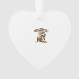 Chihuahua-Vater Vintage Gravur Hunde Liebhaber Des Ornament