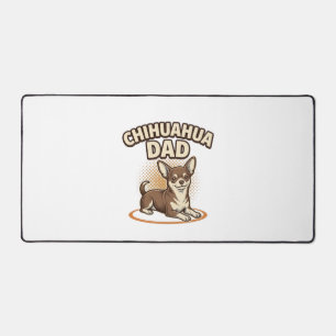 Chihuahua-Vater Vintage-Gravur Hunde-Liebhaber Des Schreibtischunterlage