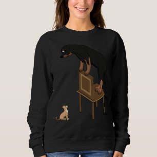 Chihuahua Vs Rottweiler Sweatshirt