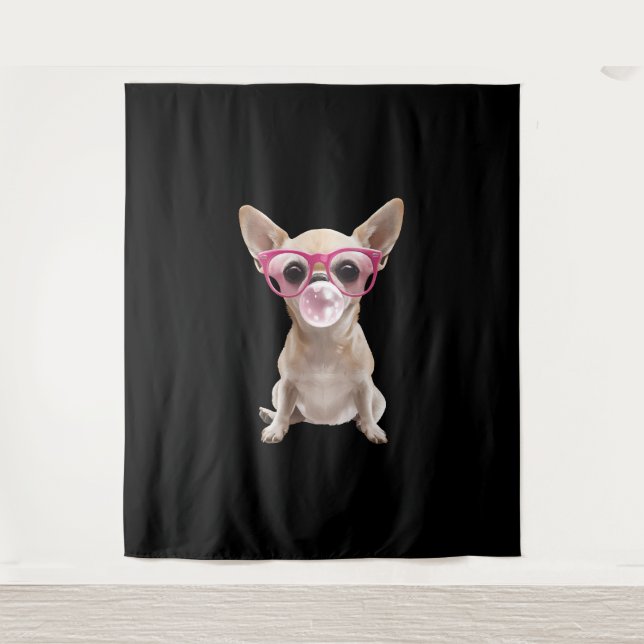 Chihuahua Wandteppich (Vorderseite)