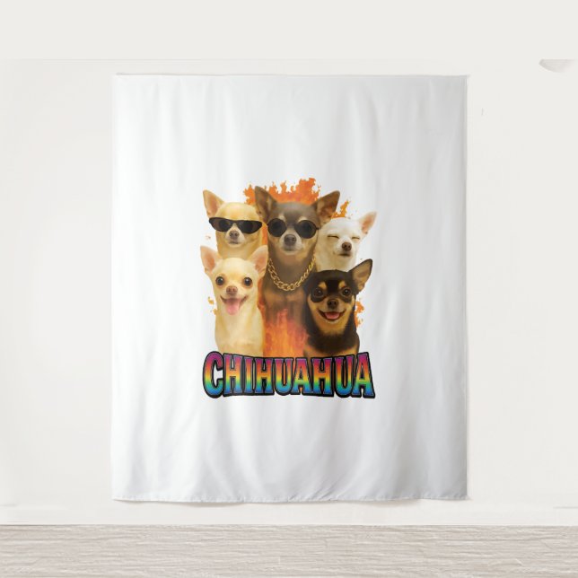 Chihuahua     wandteppich (Vorderseite)