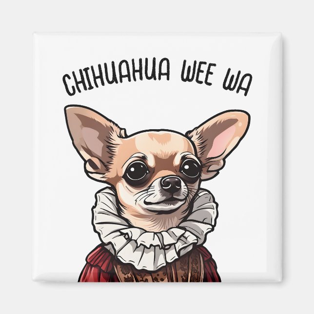 Chihuahua wee wa magnet (Vorne)