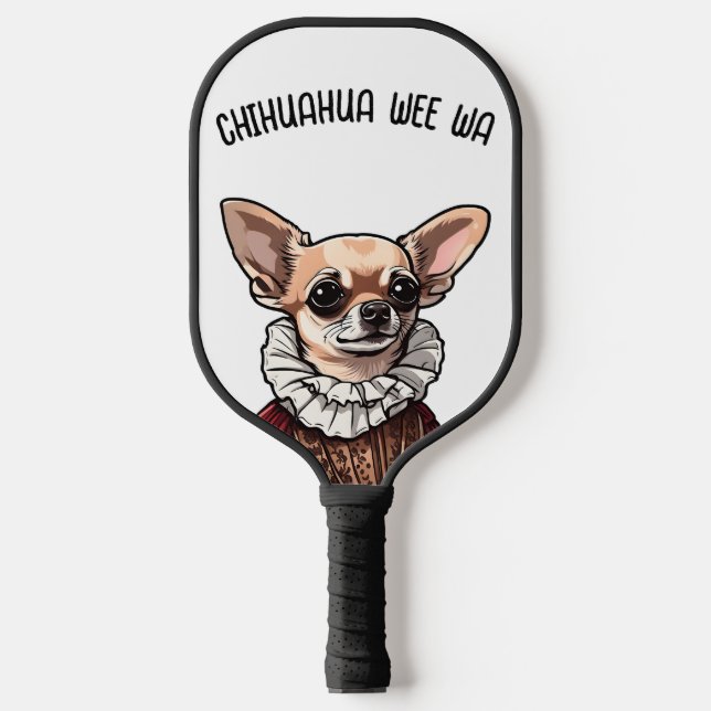 Chihuahua wee wa pickleball schläger (Vorderseite)
