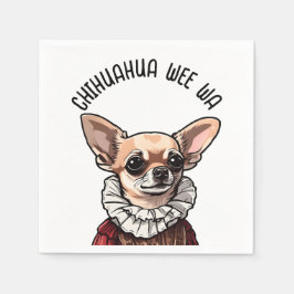 Chihuahua wee wa serviette
