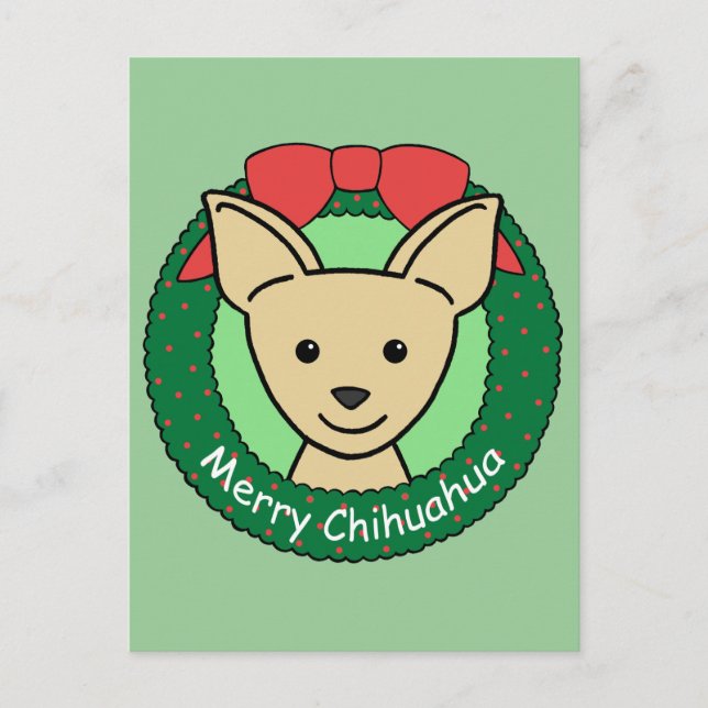 Chihuahua Weihnachten (Vorderseite)