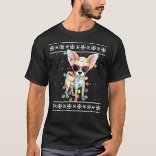 Chihuahua Weihnachten hässlich Sweater für Frauen  T-Shirt