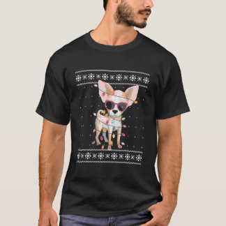 Chihuahua Weihnachten hässlich Sweater für Frauen  T-Shirt