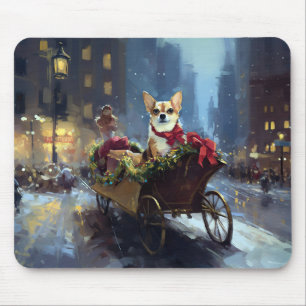 Chihuahua Weihnachtsfest Saison Mousepad