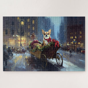 Chihuahua Weihnachtsfest Saison Puzzle