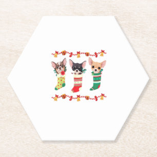 Chihuahua Weihnachtslicht Funny Xmas Dog Lover Es Untersetzer
