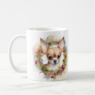 Chihuahua Weihnachtsmann Weihnachtsfest Kaffeetasse