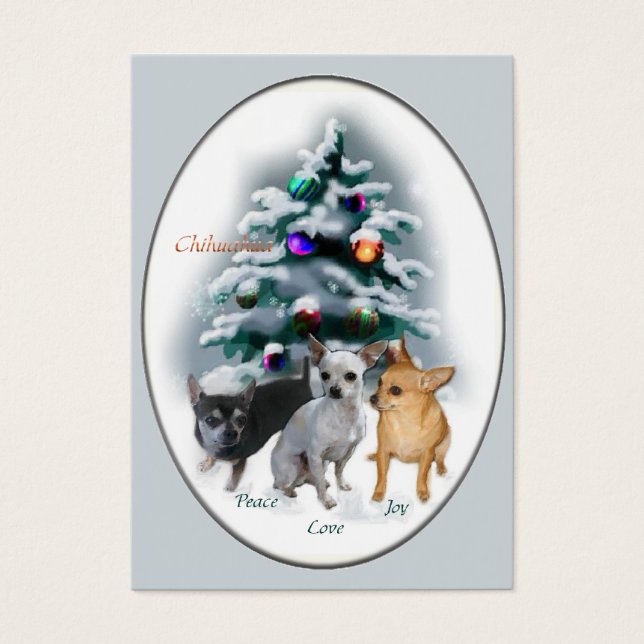 Chihuahua Weihnachtspenden (Vorderseite)