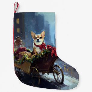 Chihuahua Weihnachtszeit Kleiner Weihnachtsstrumpf