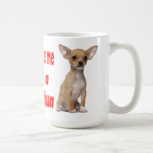 Chihuahua-Welpen-Hund-Rot-Liebt-Kaffeetasse Tasse