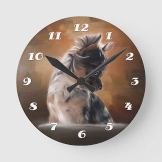 Chihuahua-Welpen Runde Wanduhr