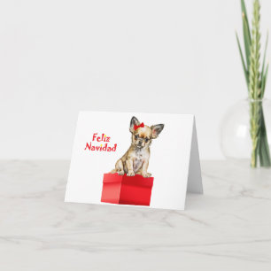 Chihuahua Welppy Christmas Card Karte