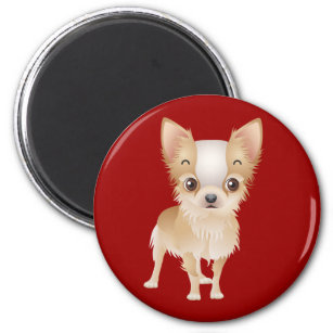 Chihuahua Welppy Dog Red Kühlschrankmagnet Magnet