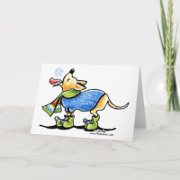 Chihuahua Winter Snowflake