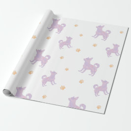 Chihuahua Wrapping Paper - Minimal Lavender Gift Geschenkpapier