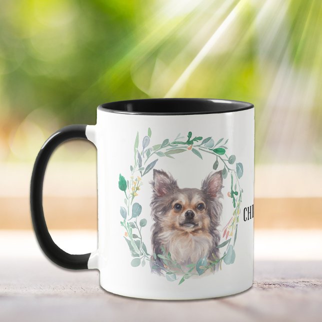 Chihuahua-Wreath-Tasse Tasse (Von Creator hochgeladen)