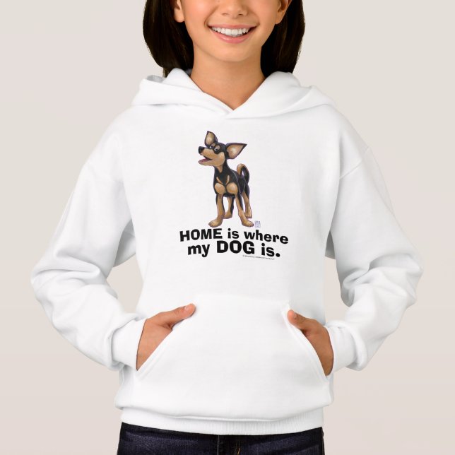 Chihuahua ZUHAUSE ist dort, wo mein DOG T - Shirt  (Vorderseite)