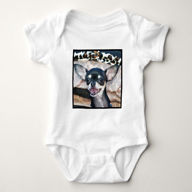 Chihuahuababy-Shirt Baby Strampler (Vorderseite)