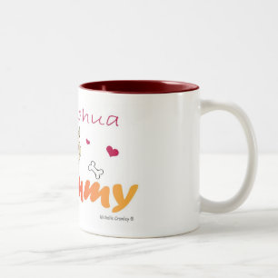 ChihuahuaFawnMommy Zweifarbige Tasse