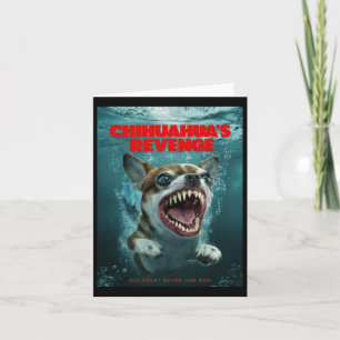 Chihuahuahuas Rachegel-Sticker Karte