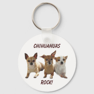 Chihuahuas-Felsen-Schlüsselanhänger Schlüsselanhänger
