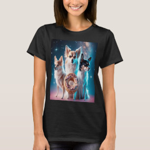 Chihuahuas in Space Donuts Chihuahuas Boys Girls W T-Shirt