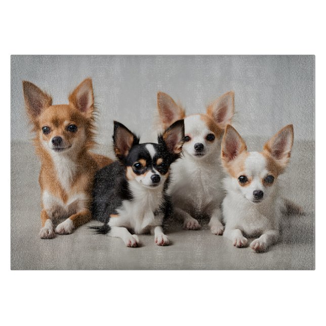 Chihuahuas Schneidebrett (Vorderseite)