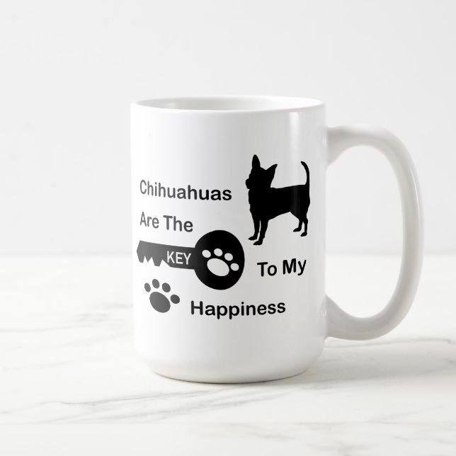 Chihuahuas sind der Schlüssel zu meiner Kaffeetasse (Rechts)