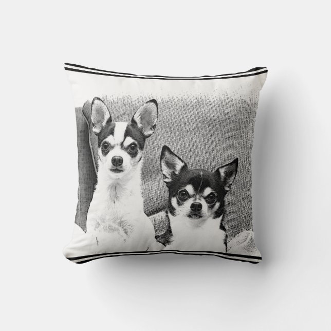 Chihuahuuas Kissen (Vorderseite)