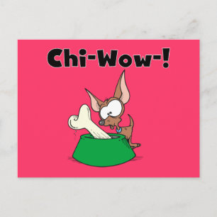 Chihuhua Chi-Wow T - Shirts und Geschenke Postkarte