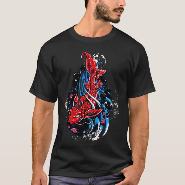 Chik Chuku fischt für dich T-Shirt (Vorderseite)